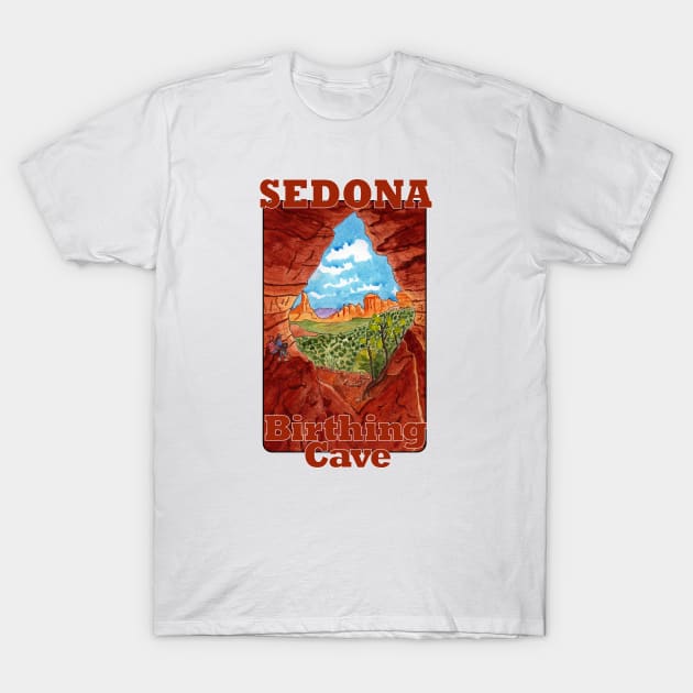 Birthing Cave, Sedona T-Shirt by MMcBuck